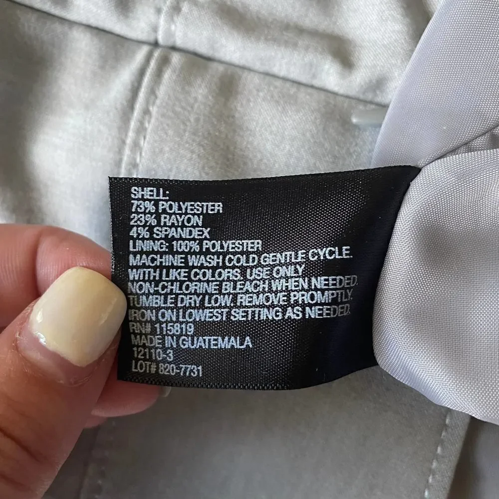 Worthington Gray Pencil Skirt Size 10